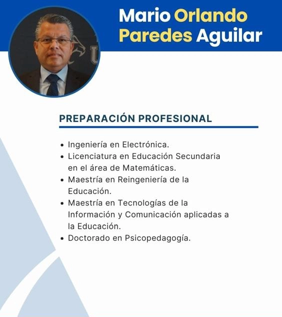 Dr. Mario orlando Paredes Aguilar